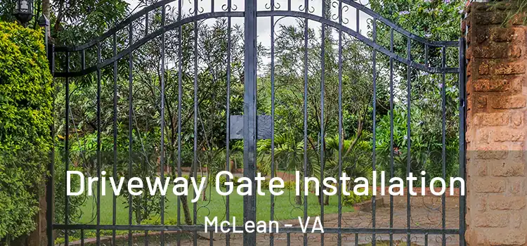 Driveway Gate Installation McLean - VA