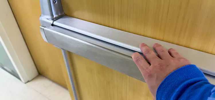 Installing a Push Bar on a Door McLean